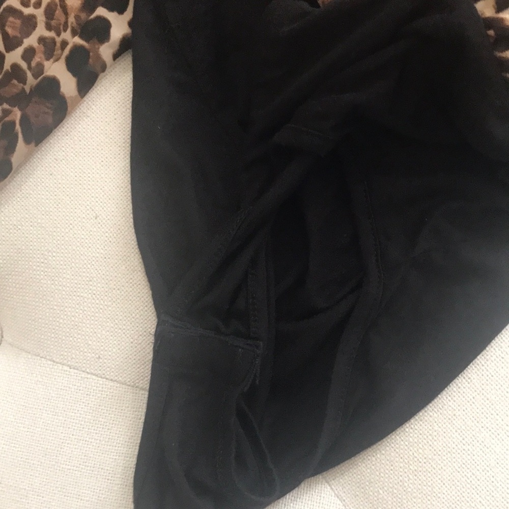Leopard Print Wrap Bodysuit in Brown and Black - Picture 5 of 7
